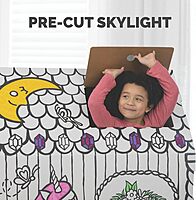 Bankers Box at Play Color in Unicorn Playhouse, Cardboard Playhouse and Life Size Craft Activity for Kids and Families