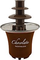 Nostalgia 3 Tier Electric Chocolate Fondue Fountain Machine for Parties - Melts Cheese, Queso, Candy