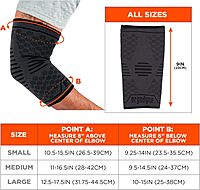 Ergodyne ProFlex 651 Elbow Compression Sleeves