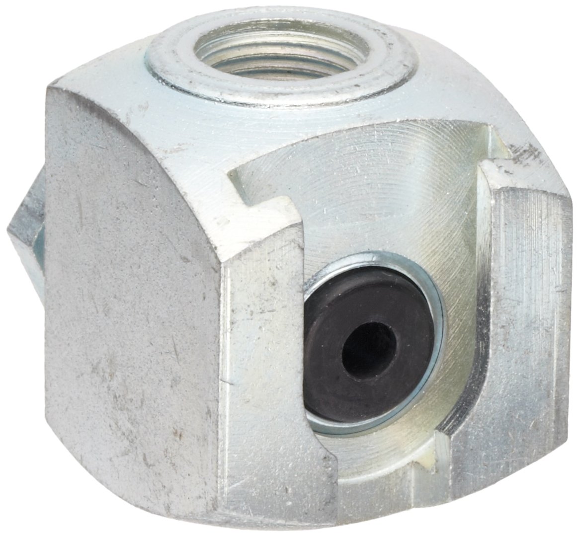 Alemite 42030 Button Head Coupler, For Use with Standard or Giant Button Head Fittings, 7/16" Female NS-2,Silver