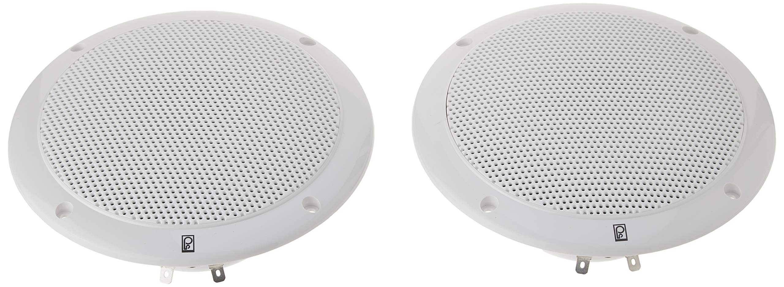 Poly-Planar MA-4056 6" 80 Watt Speakers - White