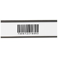 Aviditi / Partners Brand Magnetic C-Channel Label Holder with Paper Inserts