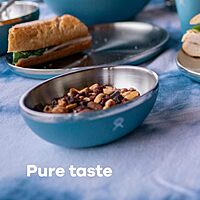 HYDRO FLASK Outdoor Kitchen Bowl - Stainless Steel Dinnerware, Reusable, Dishwasher Safe, BPA-Free