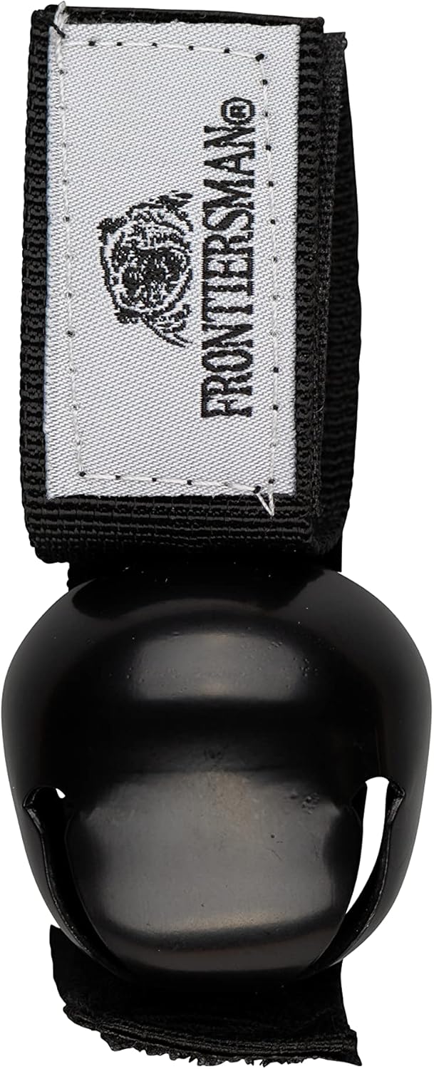 SABRE Frontiersman Bear Bell with Magnetic Silencer and Hook-and-Loop Strap