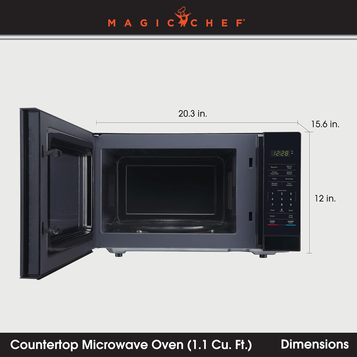 Magic Chef Countertop Microwave Oven
