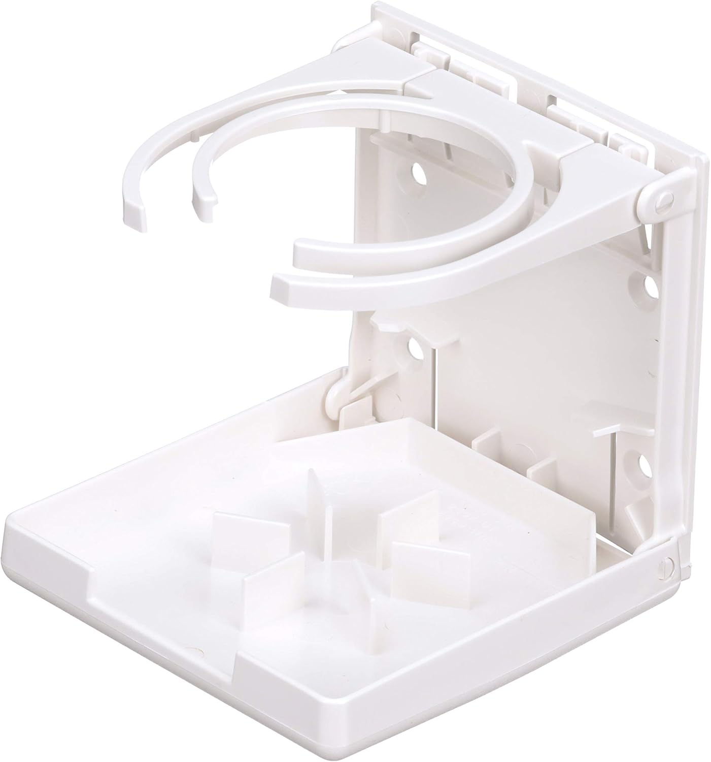Attwood Fold-Up Drink Holder - Dual Ring - White
