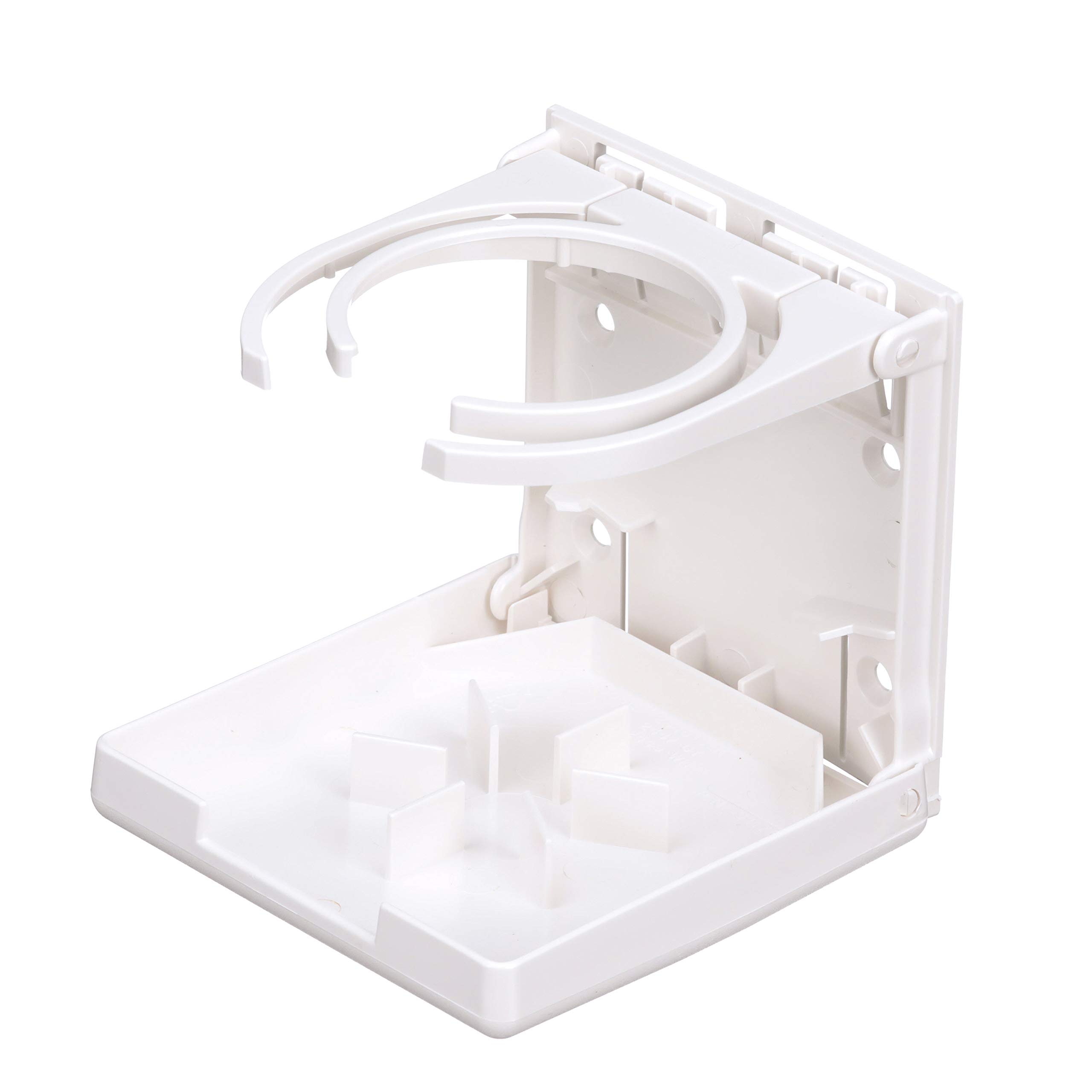 Attwood Fold-Up Drink Holder - Dual Ring - White