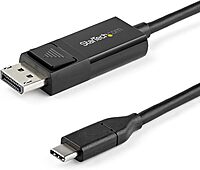 StarTech.com USB-C to DisplayPort 1.2 Cable - Bidirectional 4K 60Hz