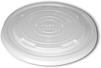 Planet+ 100% Compostable CPLA Lid for PLA Laminated Food Containers, 12/16/32-Ounce, 500-Count Case