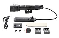 Streamlight 88059 ProTac Rail Mount 2 625-Lumen Weapon Light with CR123A Batteries and Remote Pressure Switch, Tail Switch