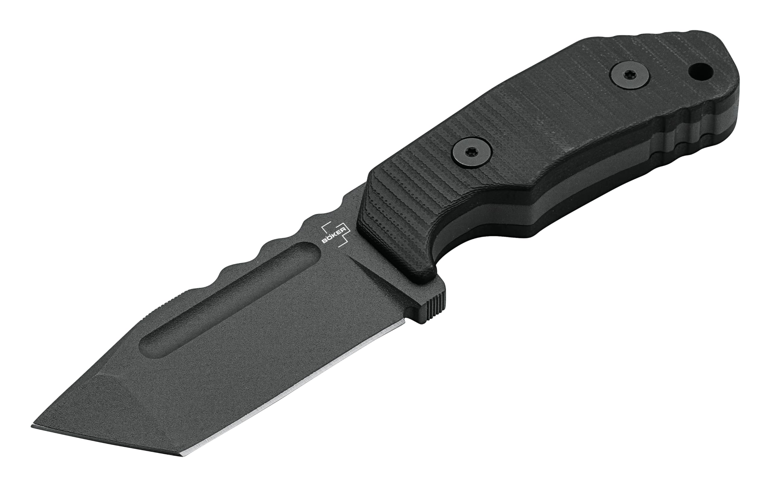 BÖKER PLUS Little Dvalin Fixed Blade EDC Knife - D2 Tanto - G10 - Kydex Sheath