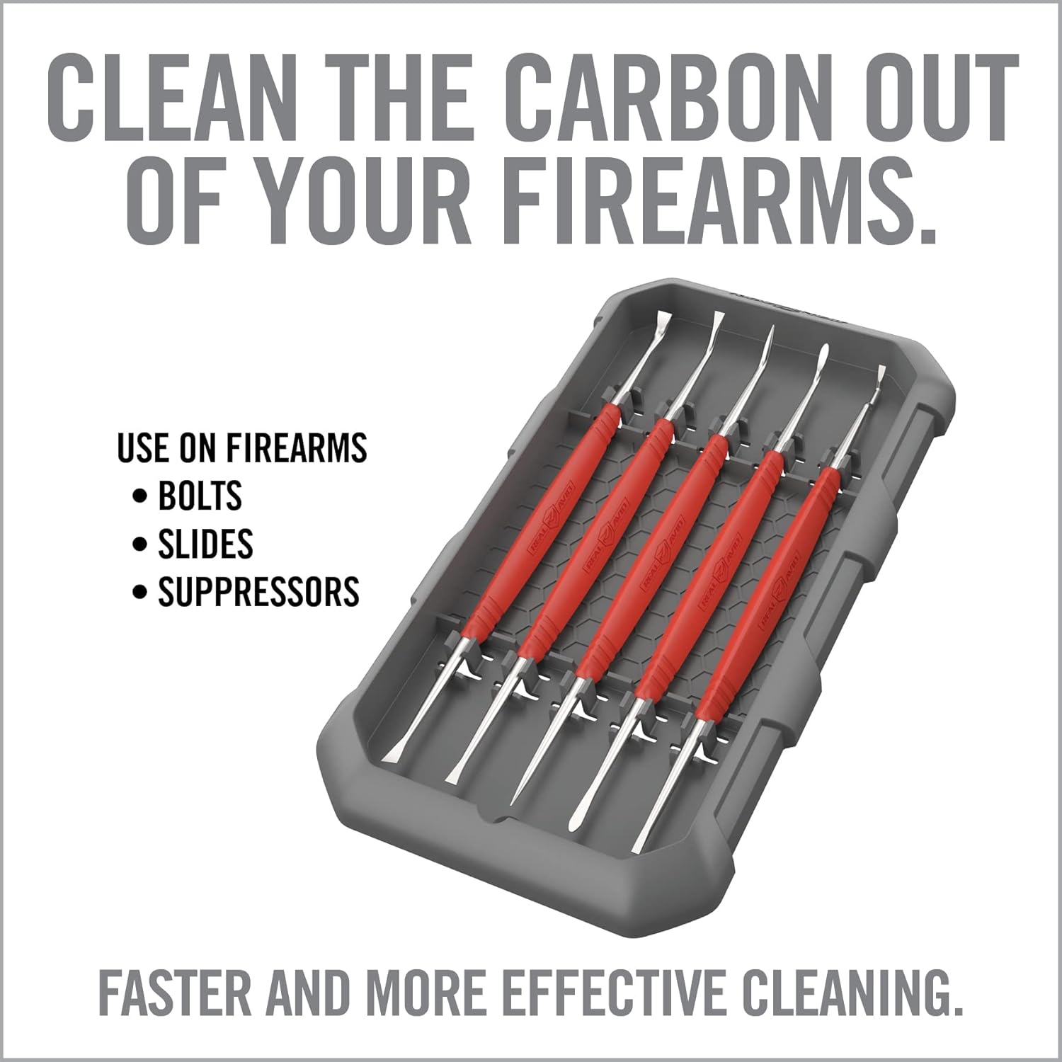 Real Avid Stainless Steel Gun Cleaning Picks for Firearm Cleaning and Maintenance