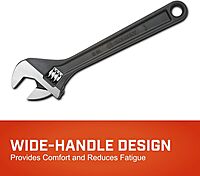 Crescent 12" Adjustable Black Oxide Wrench, Boxed - AT212BK