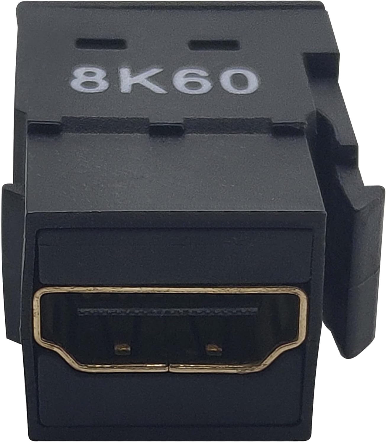 Tripp Lite HDMI Keystone Panel Mount Coupler (F/F), 8k Video @ 60Hz (4:4:4), HDCP 2.2, Black, (P164-000-KPBK8K)