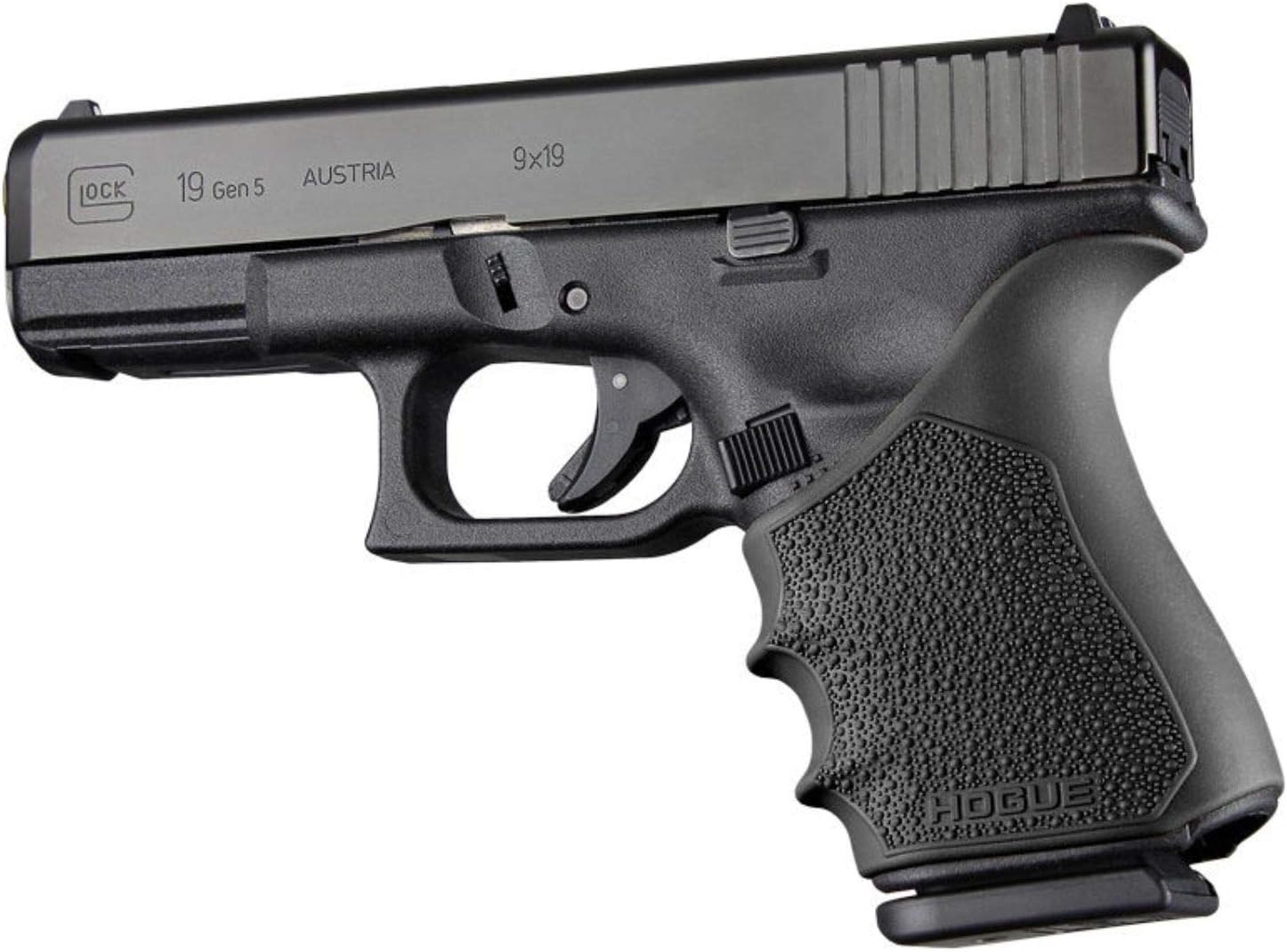 Hogue HandAll Beavertail Rubber Grip Sleeve for Glock and SIG SAUER Pistols