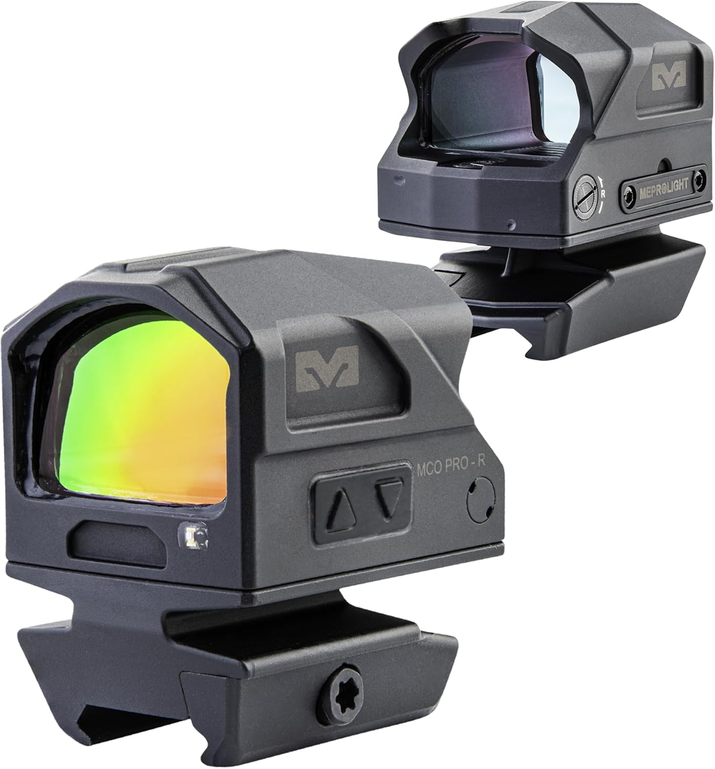 Meprolight MCO PRO 2/68 MOA Reflex Sight, 10 Day/2 NV Brightness, Shake Awake, IP67 Waterproof, 25,000+ Hour Battery
