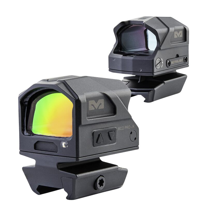 Meprolight MCO PRO 2/68 MOA Reflex Sight, 10 Day/2 NV Brightness, Shake Awake, IP67 Waterproof, 25,000+ Hour Battery