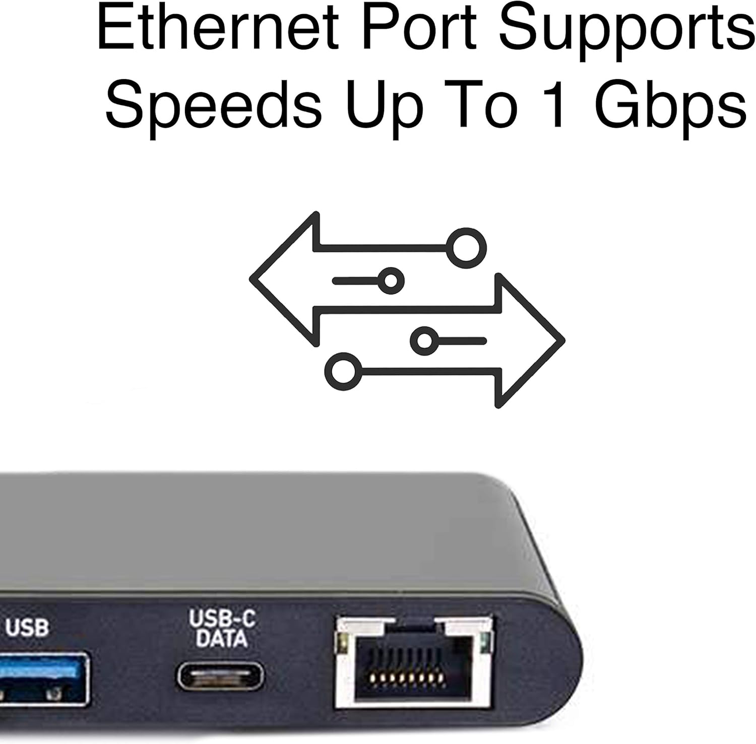 C2G USB-C 6-in-1 Dual Display Docking Station - 60W Power Supply, HDMI, Ethernet, USB, 3.5mm Audio and Power Delivery - 28845