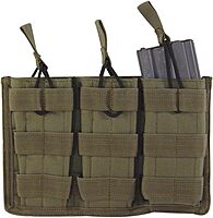 VOODOO TACTICAL M4/M16 MOLLE Open-Top Mag Pouch with Bungee System