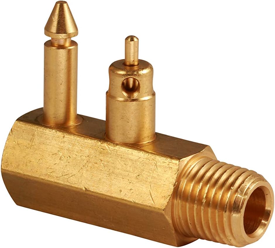 Attwood 8897-6 Brass Quick-Connect Tank Fitting 1/4-Inch NPT Male Thread for Yamaha One Size