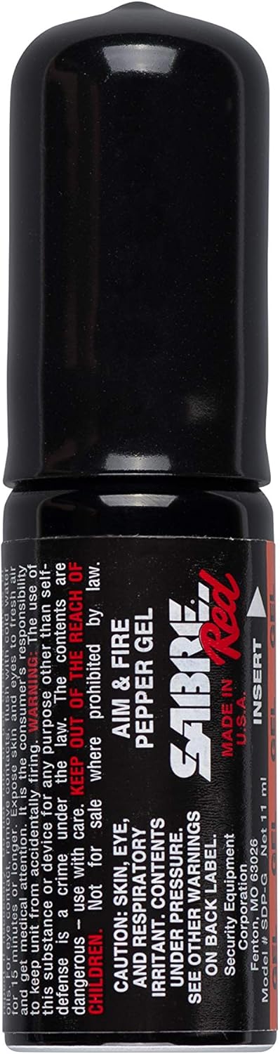 SABRE Aim and Fire Pepper Gel with Trigger and Grip Deployment System