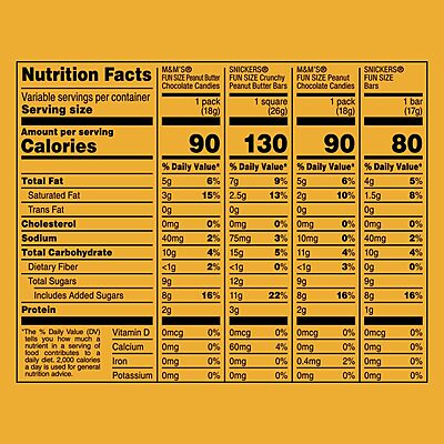 M&M'S Chocolate Candy and SNICKERS Fun Size Peanut and Peanut Butter Choclate Variety Assortment Candy Packs , 22.66 Oz Bulk Bag 1.97 Pound (Pack of 1)