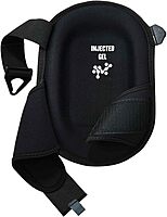 Ergodyne ProFlex 345 Professional Knee Pads, Protective Long Cap, Injected Gel Padded Technology, Adjustable Straps, Black