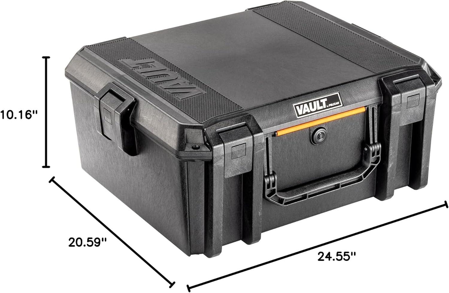 Pelican Vault V600 Hard Case (Camera, Pistol, Gear, Equipment) With Foam V600 Black