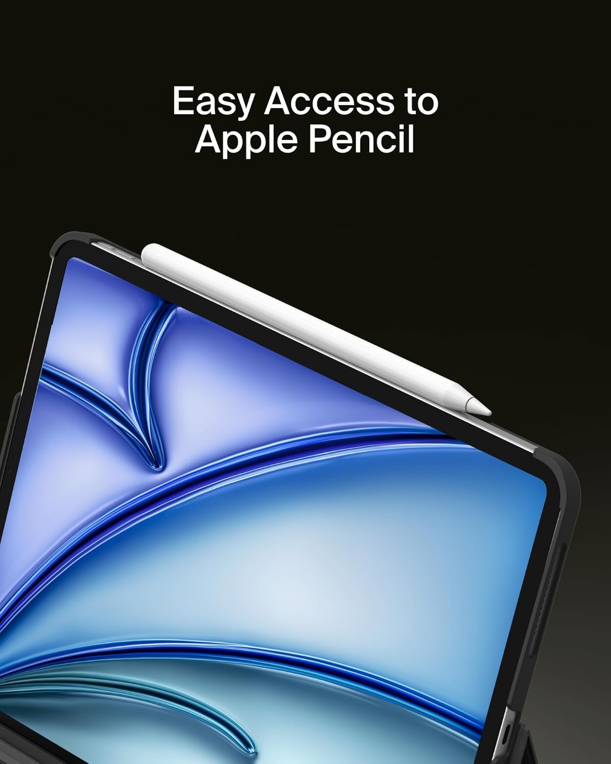 Belkin Pro Keyboard Case with Magnetic Stand, Backlit Bluetooth Keyboard, Trackpad & Apple Pencil Storage