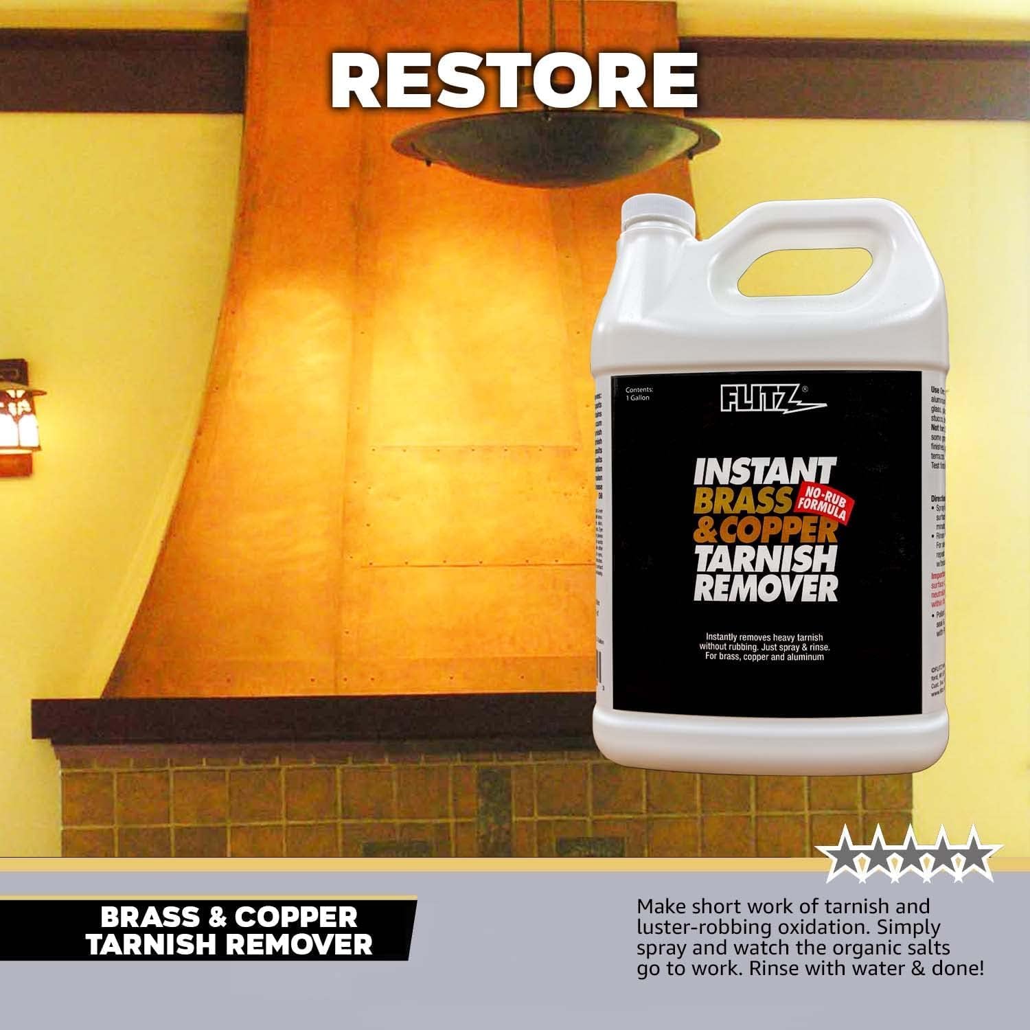 FLITZ Instant Brass and Copper Tarnish Remover