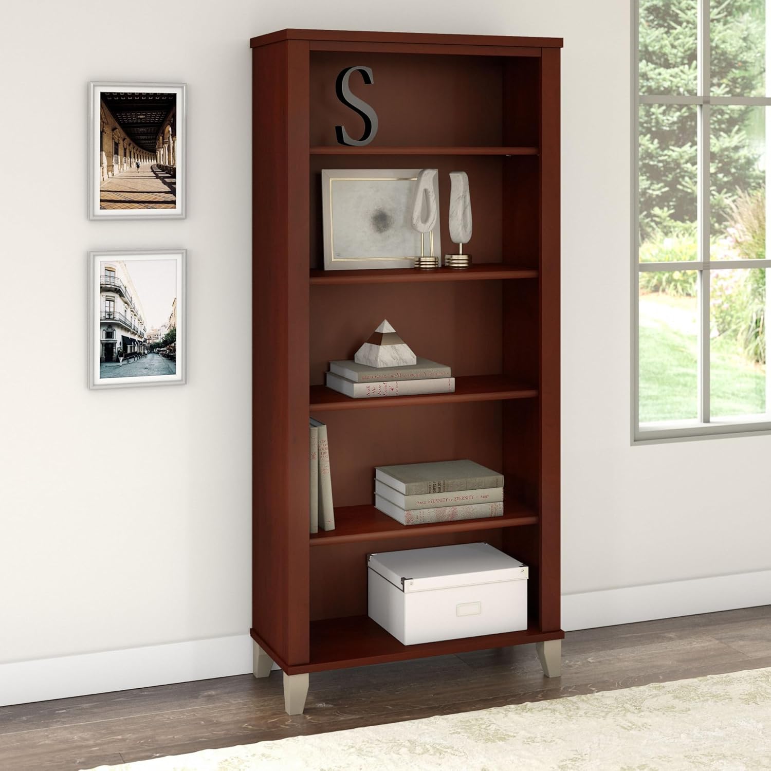 Bush Furniture Somerset Tall 5 Shelf Bookcase