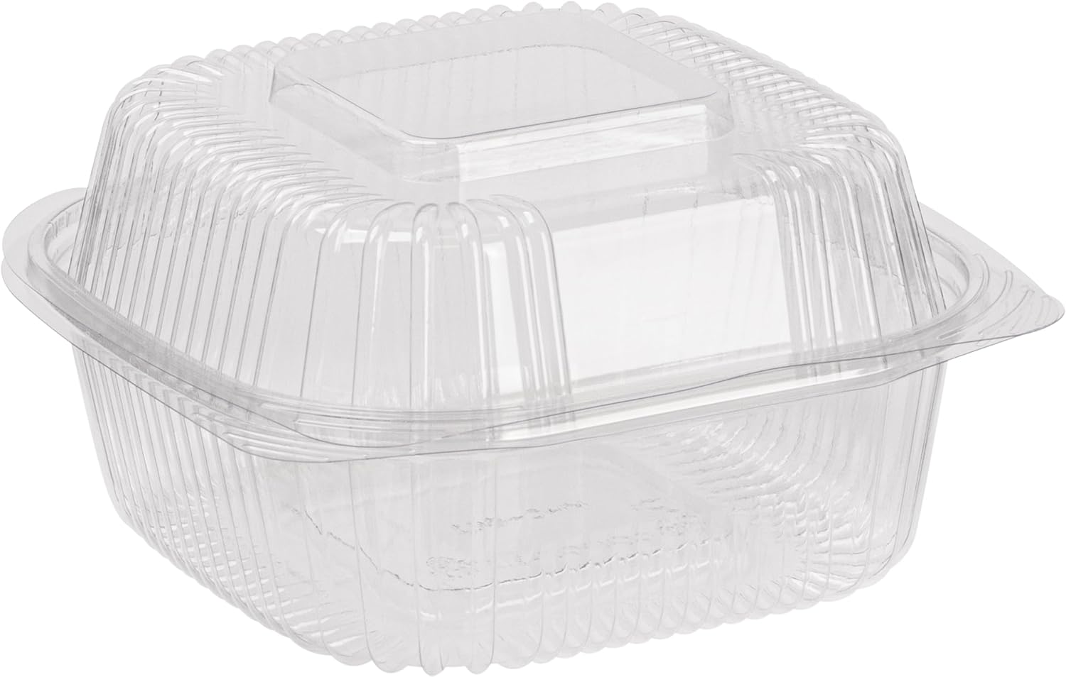 STALKMARKET Jaya 100% Compostable Clear PLA Hinged Clamshell