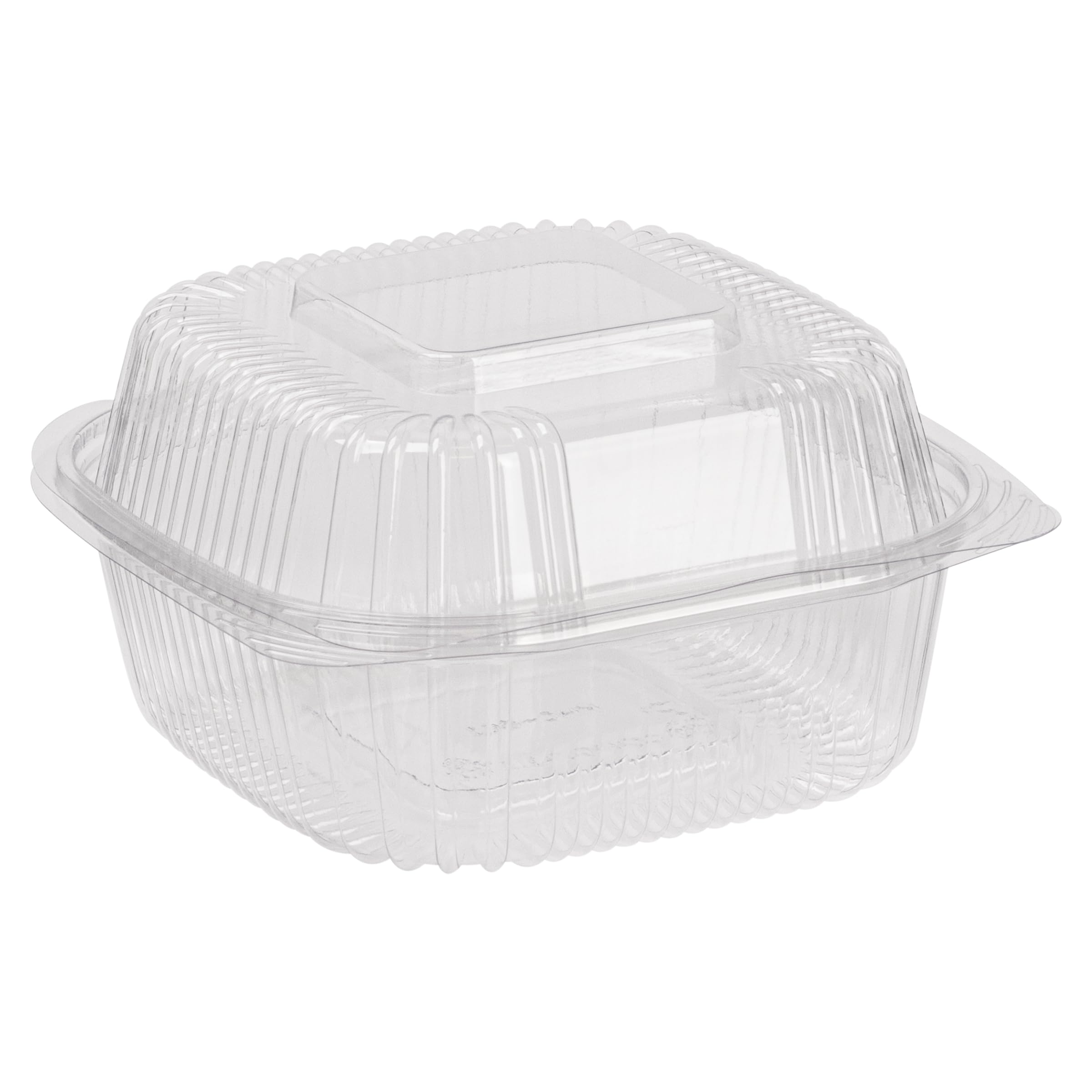 STALKMARKET Jaya 100% Compostable Clear PLA Hinged Clamshell