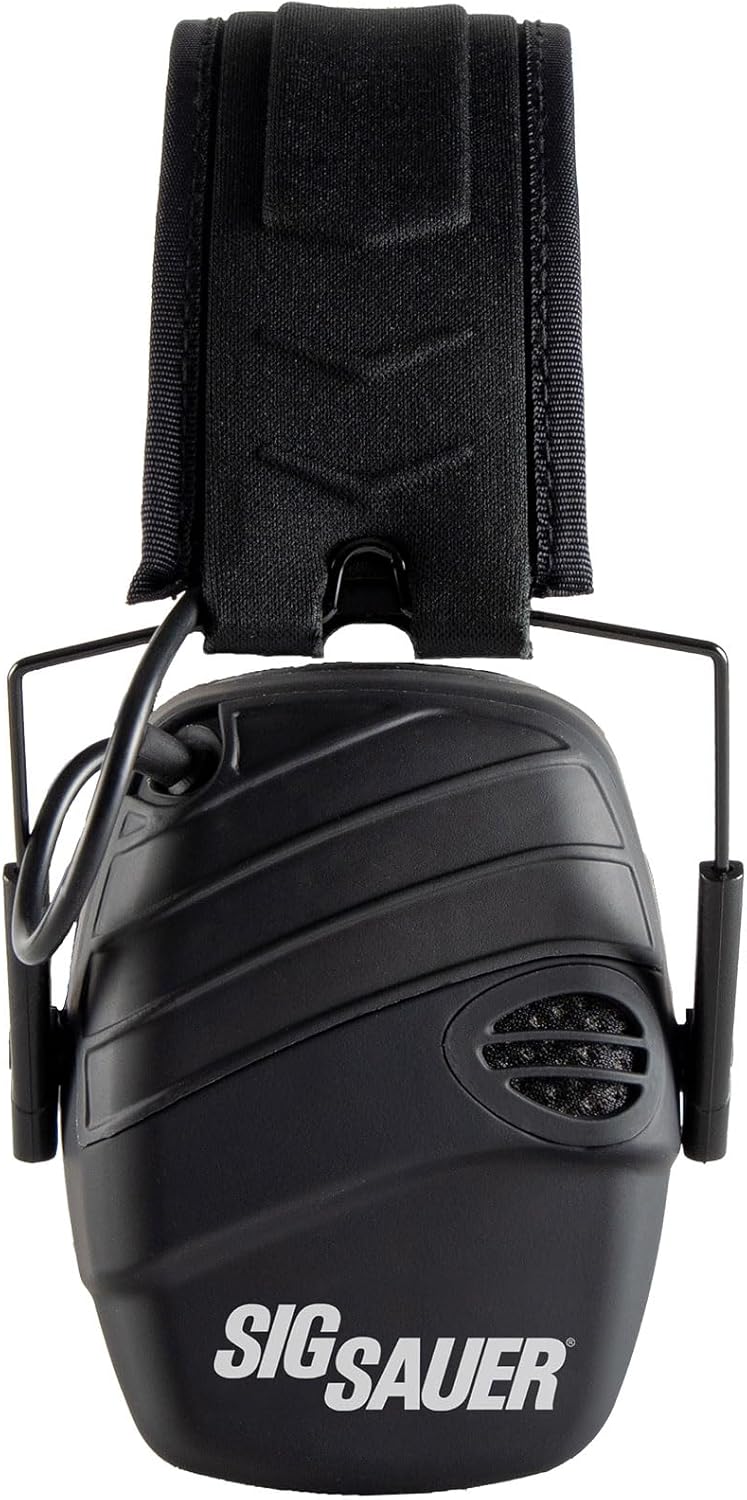 AXIL x SIG SAUER TRACKR Electronic Ear Muffs | Compact Foldable Water-Resistant Hearing Enhancement & Noise Reduction