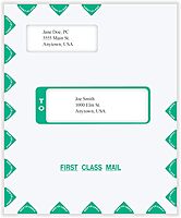 COMPLYRIGHT First Class Double-Window Tax Mailer Envelopes