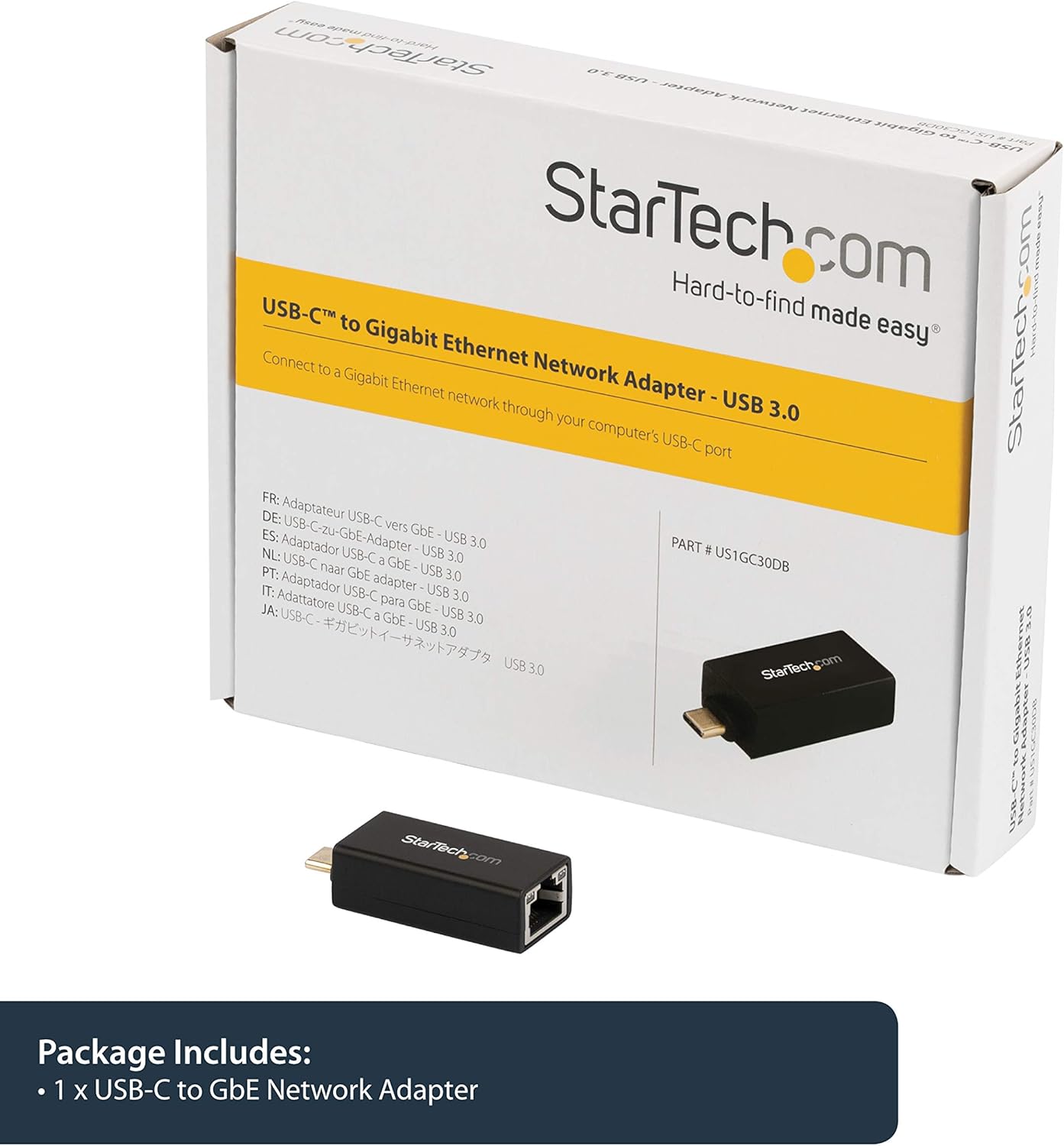 STARTECH.COM USB to Gigabit Ethernet Adapter (USB 3.0) - RJ45