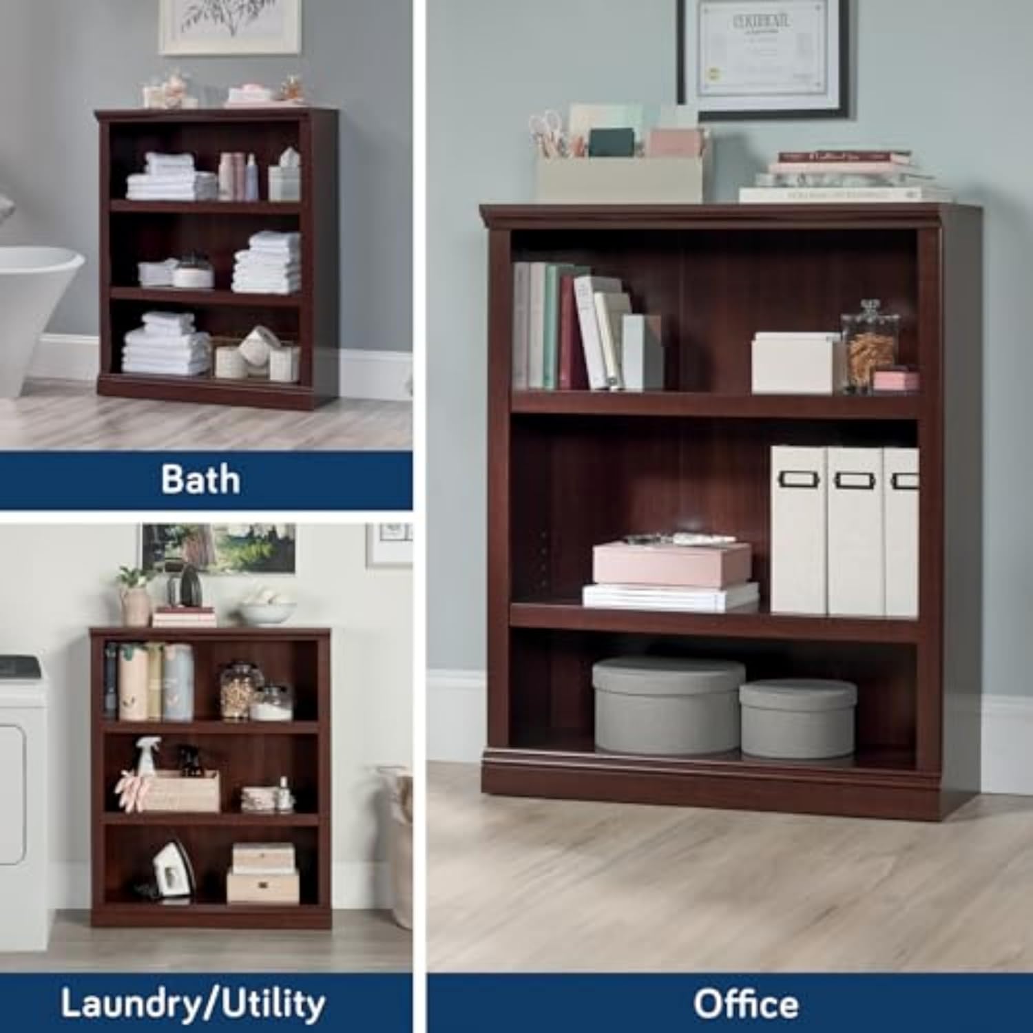 Sauder Select 3-Shelf Bookcase