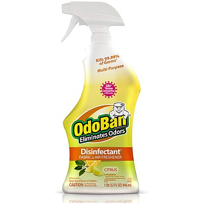 OdoBan Ready-to-Use Disinfectant and Odor Eliminator, 32 fl oz Spray Bottle