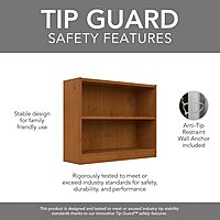 Bush Furniture Universal Bookcase - Storage and Display Bookshelf for Home or Office