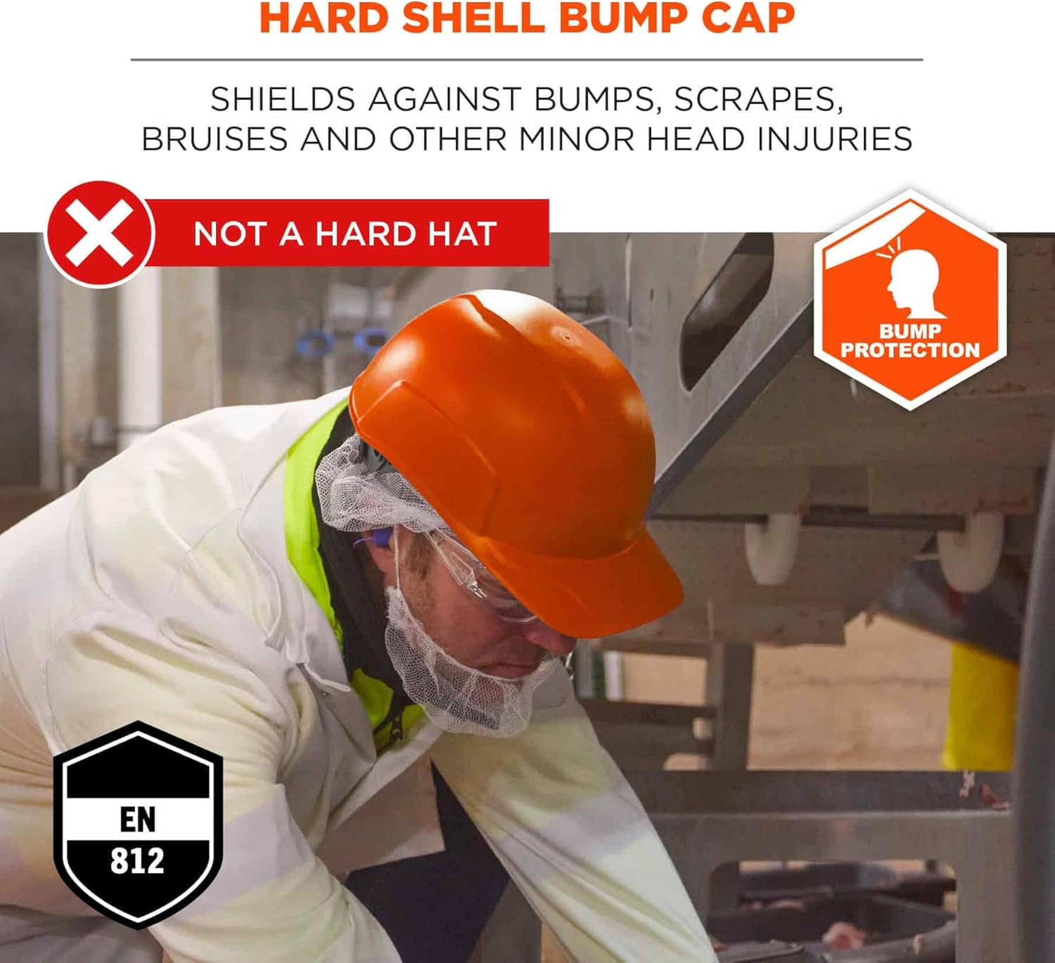 ERGODYNE Skullerz 8952 Hard Shell Bump Cap with Suspension