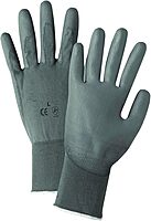 6050XXL 13 Cut Grey Nylon Urethane Coat Size 2X (300 Pairs/Case), Gray