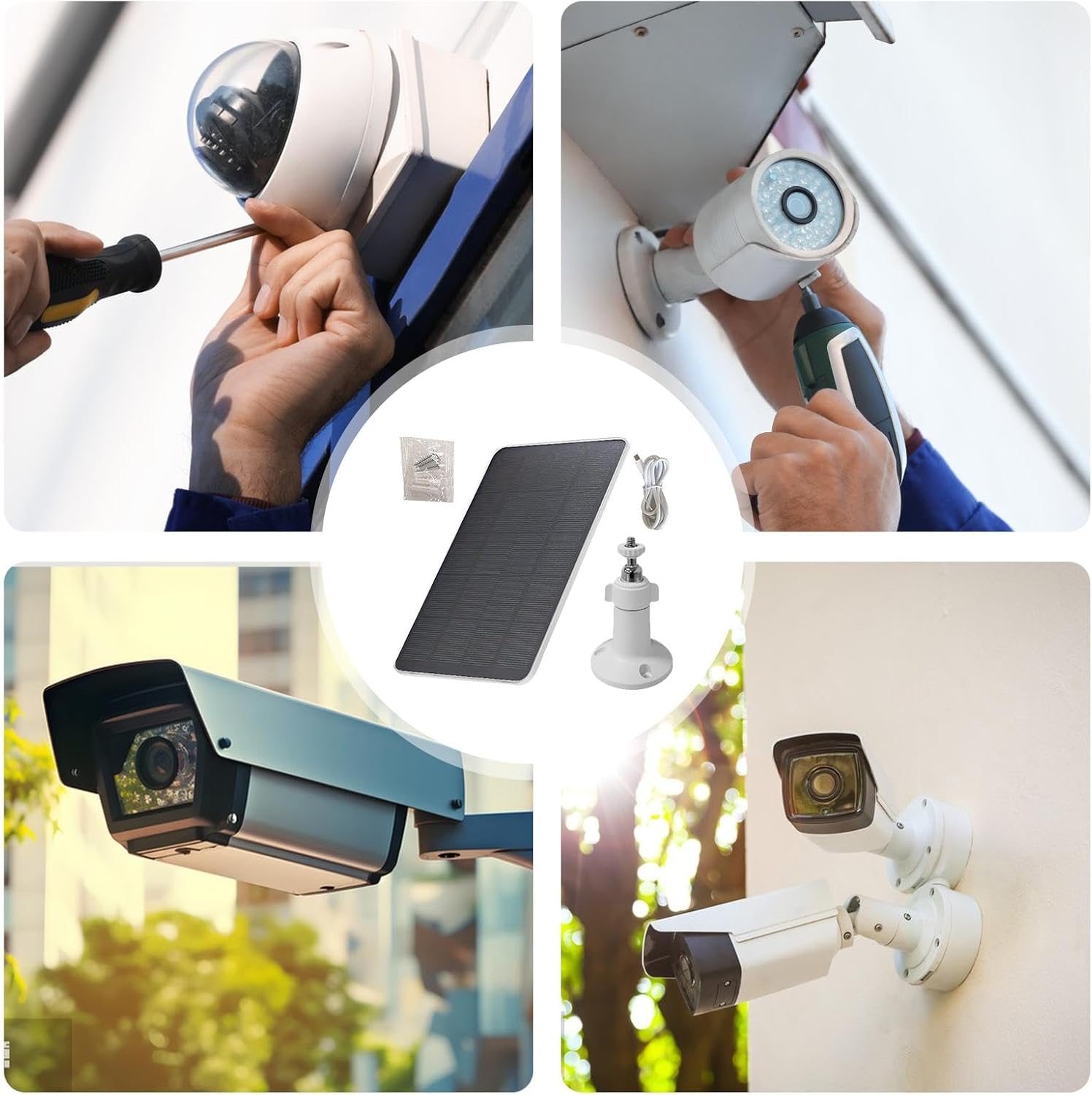 Cargador solar impermeable para exteriores