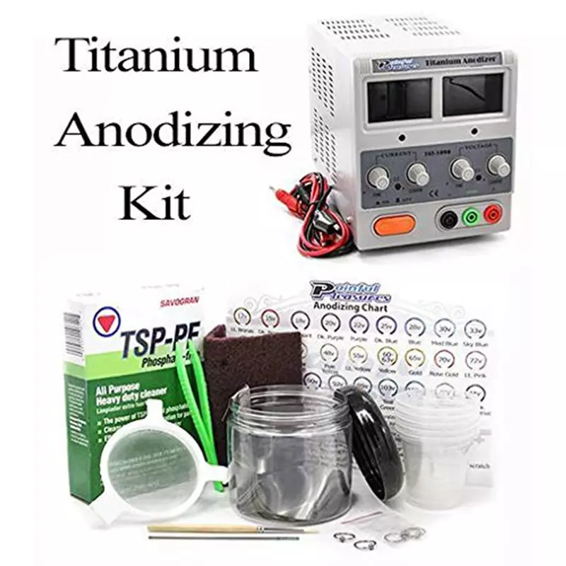 Kit de anodizado de titanio de precisión