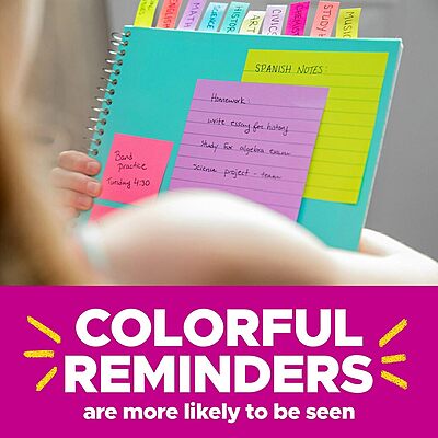 Post-it Super Sticky Pop Up Notes, 3 in x 3 in, 18 Pads, 90 Sheets/Pad, 2x the Sticking Power, School and Office Supplies, Sticky Notes for Surfaces