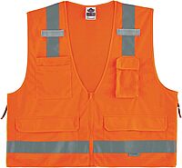 ERGODYNE GloWear 8250Z Surveyors Reflective Safety Vest