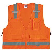 ERGODYNE GloWear 8250Z Surveyors Reflective Safety Vest