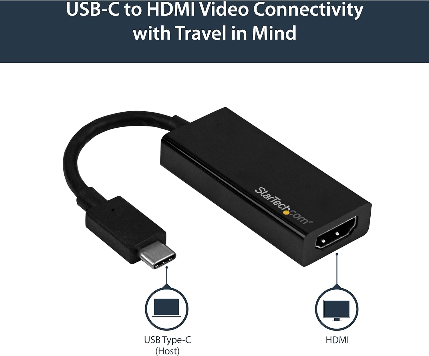 StarTech.com USB-C to HDMI Adapter - Thunderbolt 3 Compatible