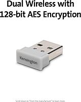 Kensington Pro Fit Ergonomic Wireless Keyboard - Grey (K75402US)