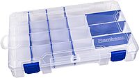Flambeau Outdoors Tackle Box 4004 Fishing - Includes 15 Dividers, 20 Compartments, Clear Fishing Lure Organizer