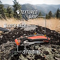 Gerber Gear Vital Pocket Folder with Replacement Blades - 2.8" Exchange-A-Blade - Camping and Survival Knife - Orange Hunting Knife & Exchangeable Blades